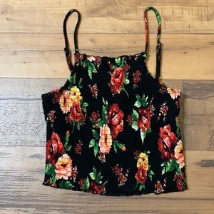 Floral crop top